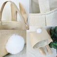 thumbnail image 4 of Bolsa de Almacenamiento con Forma de Conejito de Pascua, de Lino Sintético, Ideal para Organizar El Hogar. Bolsa para Dulces de Pascua, Decoración de Pascua., 4 of 7