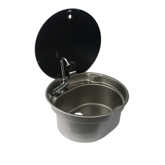 Suburban 3262AST Round Sink with Glass Lid