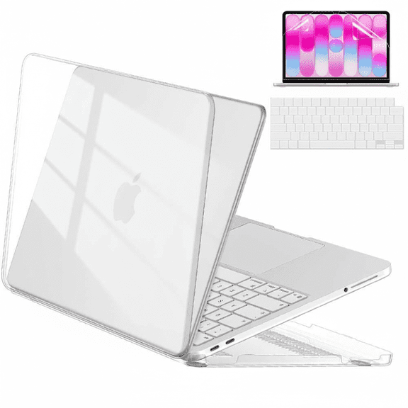 DIDADI For MacBook Neo 13 inch A3404 Shell Case  Keyboard Cover  Screen Protector, Clear