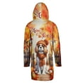 thumbnail image 2 of Happy Thanksgiving Cavalier King Charles Spaniel Give Thanks Fall Beanie Scarf Welcome All Over Print 3D Hooded Duffle Toggle Coat Dog Lover Gifts - 00020, 2 of 6