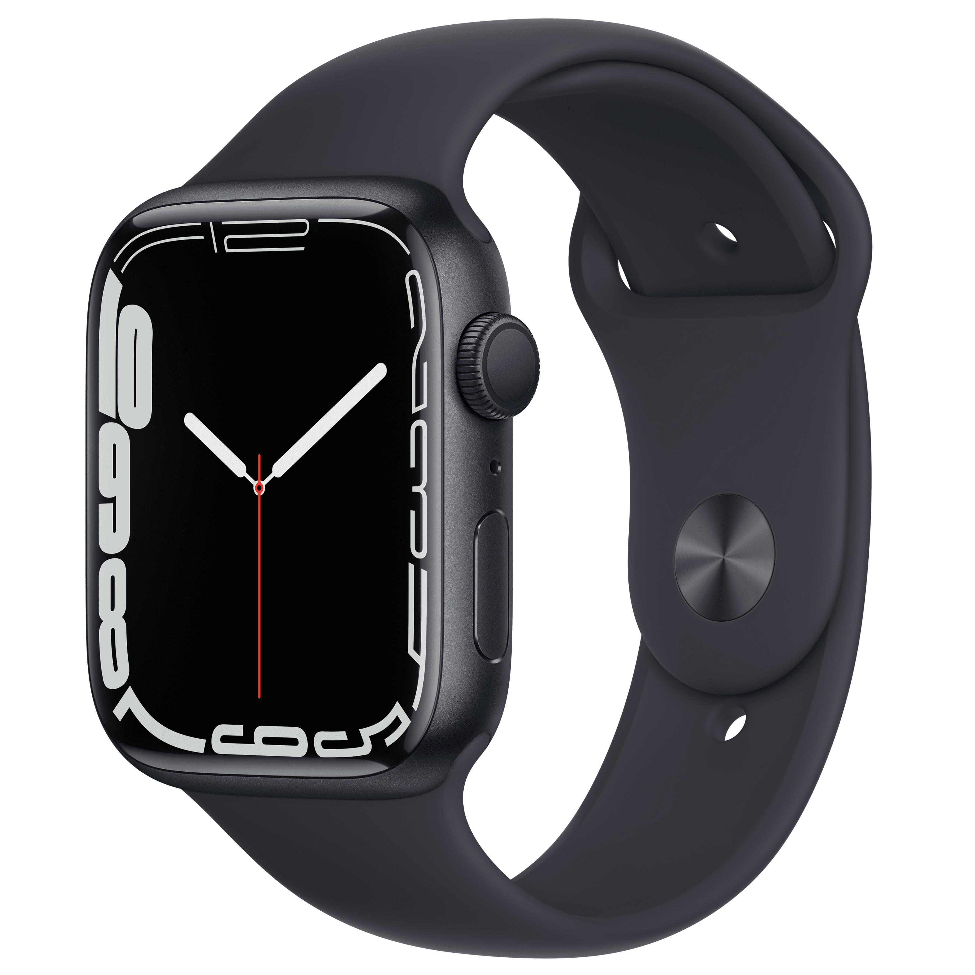 Apple Watch Series 7 GPS, 45mm Midnight Aluminum Case with ...