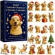 thumbnail image 1 of Calendario de Adviento 2025 con 24 Adornos Acrílicos de Cachorros y Cuenta Regresiva Diaria para Navidad., 1 of 3