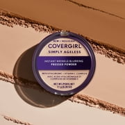 COVERGIRL Simply Ageless Wrinkle Defying Pressed Powder, 210 Classic Ivory, 3.9 oz