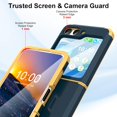 thumbnail image 3 of Designed for Galaxy Z Flip 5 Case with Hinge Protection,Samsung Flip 5 Heavy Duty Shockproof Full Body Protective Phone Case Cover for Z Flip 5 5G(2023)-Blue2, 3 of 12