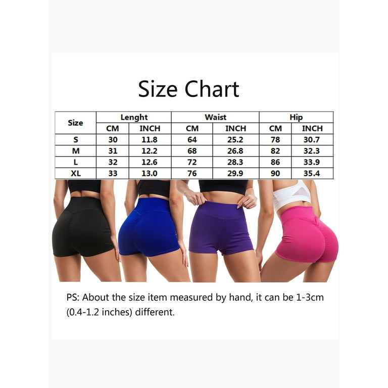 YouLoveIt Women Yoga Short Butt Lifting Shorts Women High Waisted Workout  Gym Yoga Bike Shorts Sexy Stretch Ruched Hot Shorts Casual Pants
