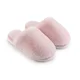 thumbnail image 1 of Xiao Hua Pantuflas cálidas de felpa con suela plana para el hogar, color rosa, Baotou, con un solo paso, talla 40-41, 1 par, 1 of 5