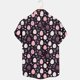 thumbnail image 4 of Blusa y camisa de manga corta con cuello vuelto para hombre, camisa informal de moda para hombre, camisa de manga corta con cuello vuelto, camisa de verano con botones, blusa de poliéster para hombre, 4 of 4