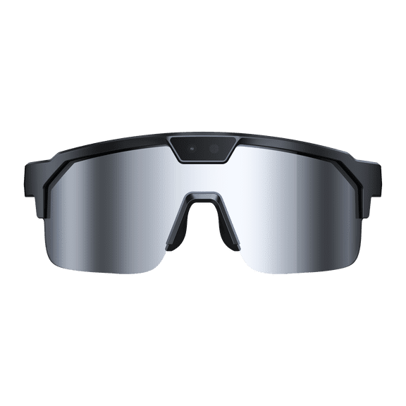 Smart Glasses for Cycling with Camera, WiFi Transfer, Voice Assistant, LED Light, Photo and Video Recording