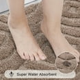 thumbnail image 6 of Ileading Bathroom Rugs Sets 4 Piece, Super Soft and Absorbent Non Slip Microfiber Toilet Bathroom Mats, 6 of 13