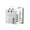 White, variant on 5V 2.1A Embedded Double USB Power Socket USB Card Desktop Socket Charging Power Socket Module Desktop Outlet