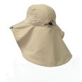 thumbnail image 2 of Unisex Outdoor Sun Hat Protection Fishing Cap Boonie Hat with Neck Flap Wide Brim for Safari Camping Hiking Hunting Boating and Outdoor Adventures by Sun Blocker, 2 of 7