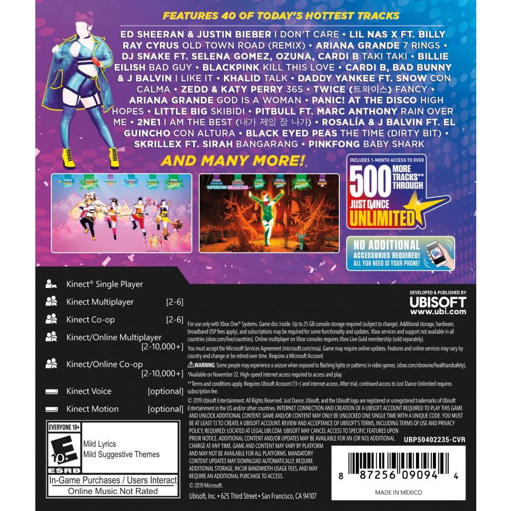 Just Dance 2020 Ubisoft Xbox One 887256090944 Walmart Com