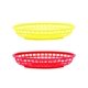 thumbnail image 2 of Juego de cestas Mantelería de 9 pulgadas, 6 piezas, plástico rojo y amarillo, 2 of 2
