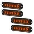 4Pcs Truck Side Lights High Brightness 90LM IP65 Waterproof 6 LEDs