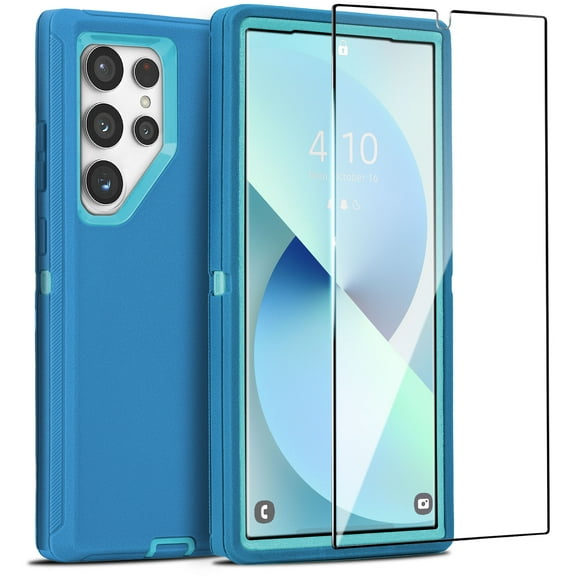 XG-Tech Case Compatible with Galaxy S24 Ultra, 3-Layer Super Full Heavy Duty Body Bumper Cover, Shock Protection, Dust Proof Defender Case Designed for Samsung Galaxy S24 Ultra 5G 2024