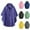 Purple, variant on gakvbuo Rainproof Jacket For Women Waterproof And Zipper Jacket Quarter Sleeve Hooded Jacket Raincoat Jacket With Pockets