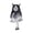 A004- White, variant on Hanging Decor, Skeleton Web Fabric Halloween Doll with Bells for Indoor Party Wall Window Display