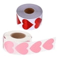 thumbnail image 4 of GOOHOCHY rollos de pegatinas autoadhesivas de corazón con lámina brillante roja para álbumes de recortes, invitaciones o para broncearse., 4 of 8
