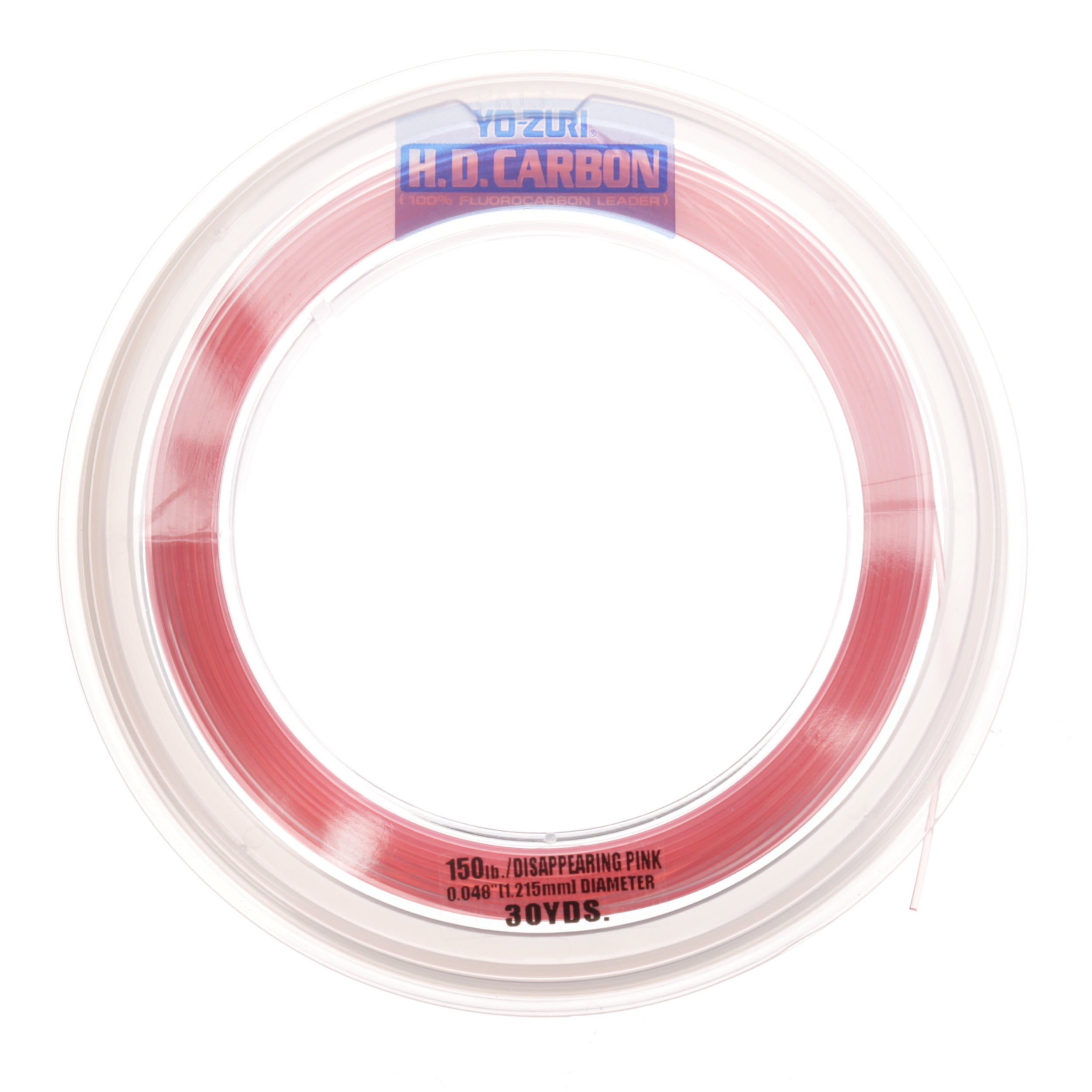 Yo-Zuri HD Disappearing Pink Fluorocarbon Leader 30YD 150LB