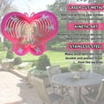 thumbnail image 3 of Liranovly 3D Metal Butterfly Wind Spinner-Hanging 12in Spinfinity Designs Wind Spinners for Outdoor & Indoor Decorations, 3 of 7