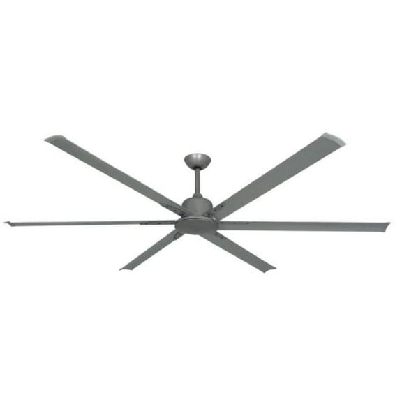 TroposAir 84 in. Remote Control Ceiling Fan Reversible Motor Brushed Nickel