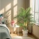 thumbnail image 5 of QinaQin Palma artificial tipo areca con 14 troncos, planta tropical en maceta para interior o exterior, ideal para sala, jardín, patio u oficina, 5 of 6