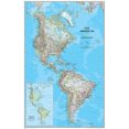 thumbnail image 2 of National Geographic Maps NGMRE00620152 The Americas Wall Map 23 X 36, 2 of 2