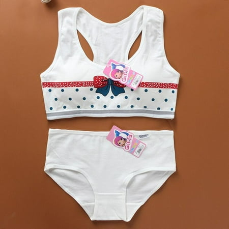 

Big Sale!!Girls Bra Junior High School Students Developmental Camisole Underwear Bra