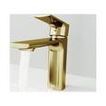 thumbnail image 3 of VIGO Davidson Single Handle Single-Hole Bathroom Faucet in Matte Brushed Gold, 3 of 15