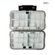 thumbnail image 4 of Yuarrent Caja portátil sellada de plástico ABS, anzuelos duraderos para carretes de pesca, cajas de señuelos, estuche organizador, equipo de Pescar L Gris, 4 of 6