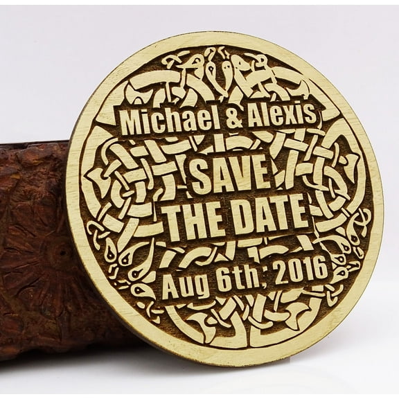 Personalized Wedding Save The Date Cards 20 Rustic Engraved Wood Magnets With Envelopes Wedding Announcements