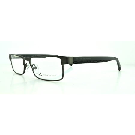ARMANI EXCHANGE Eyeglasses AX 1009 6037 Satin Gunmetal Black 53MM
