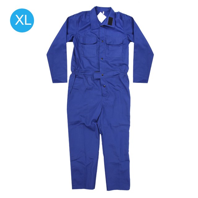 Ropa protectora de soldadura ignífuga Traje de una pieza Soldador de seguridad Protección laboral AzulXL