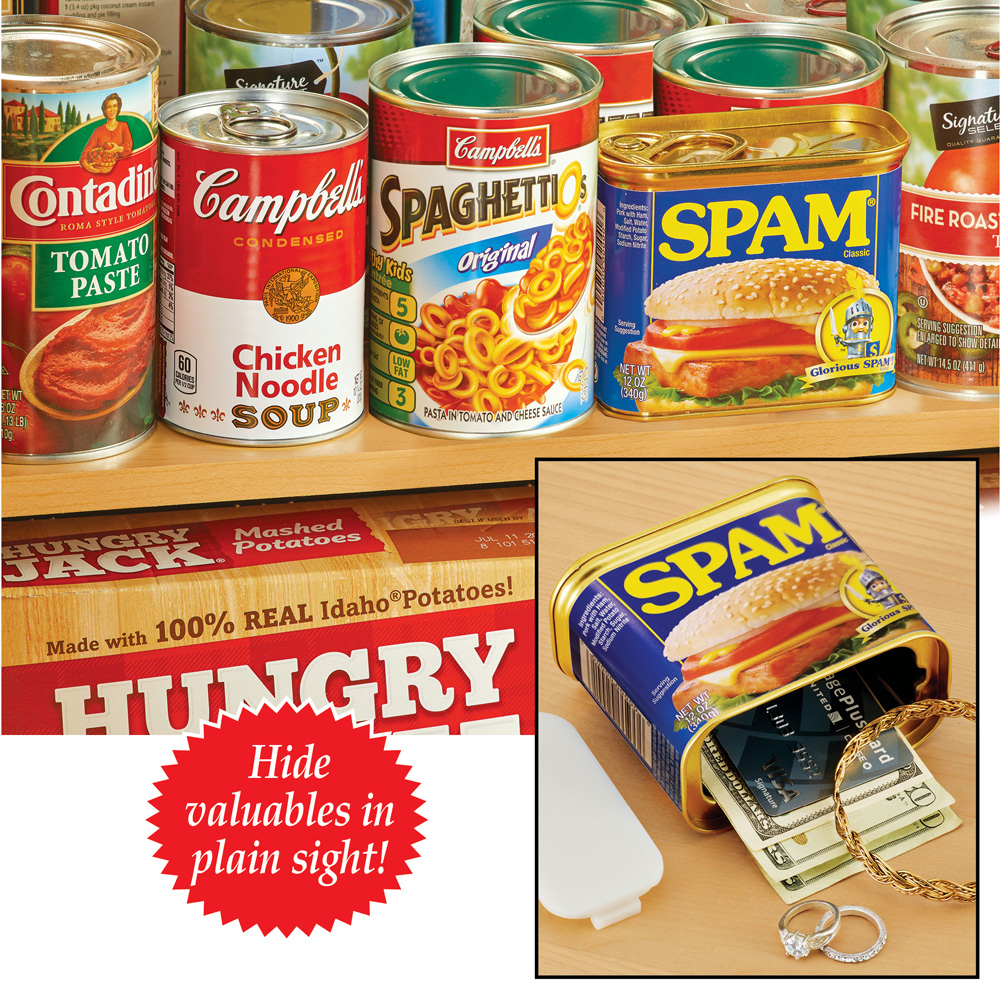 BigMouth Inc SPAM Can Safe — Great Hiding Place for Storing Valuables, 3" x 3" x 4.5" - image 5 of 5