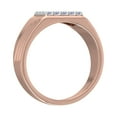 thumbnail image 2 of 1/2 Carat Men's Diamond Wedding Band Ring in 14K Rose Gold (Ring Size 9) (SI1-SI2 Clarity), 2 of 6