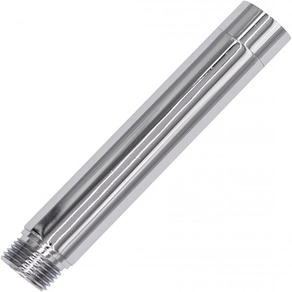 HIBIBUD 2026 New Shower Head Extender Arm,10 Inch Shower Head Extension Arm Chrome Finish,Stainless Steel Shower Arm Extension,Straight Hand Shower Head Extender Pipe,Shower Tube Extension