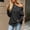 Black women fall long sleeve sweater a1, variant on Bzdzmqm Women's Fall Winter Off The Shoulder Sweater Long Sleeve Round Neck Knitted Casual Pullover Tops Soft Stretch Slim Fit Cozy Sweaters Trendy Outfits for Daily Work Holiday, Sky Blue L