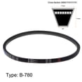 thumbnail image 2 of Uxcell B780 V Belts Drive Belt 780mm Inner Girth Rubber for Power Transmission, 2 of 6