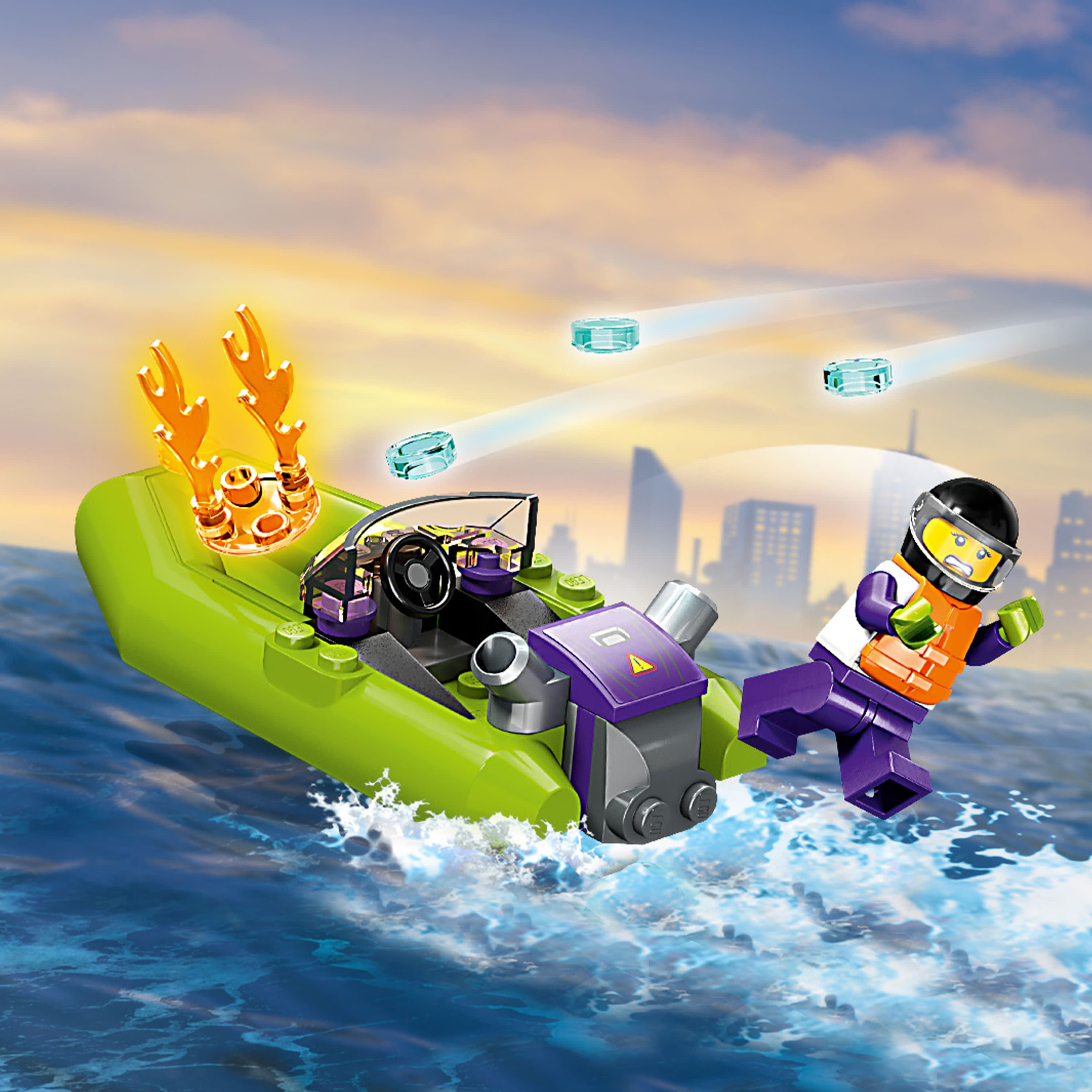 LEGO City - 60373 Fire Rescue Boat - Playpolis