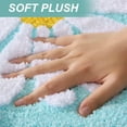 thumbnail image 6 of EVNELE Cyan Bathroom Rugs Cute Daisy Bath Mat White and Yellow Flower Decor Rug Non Slip Floor Carpet Microfiber Bathmat Super Absorbent Machine Washable Bathtub Mats for Shower (16x24 inch), 6 of 7