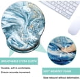 thumbnail image 4 of Mouse Pad with Wrist Rest, Ergonomic Gaming Desktop Mouse Pad Wrist Rest, Comfortable Mousepad for Computer, Laptop, Office, and Home, Non- Base, Waterproof Surface, 4 of 8