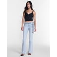 thumbnail image 2 of No Boundaries Novelty Stitch Bootcut Jeans, 32.5" Inseam, Women's 00-20, 2 of 5