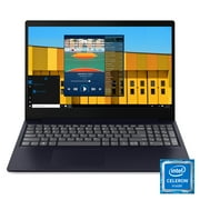 Lenovo ideapad S145 15.6" Laptop, Intel Celeron 4205U Dual-Core Processor, 4GB Memory, 128GB Solid State Drive, Windows 10 - Abyss Blue - 81MV00MBUS