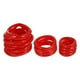 thumbnail image 2 of WORGEOUS 16pcs Silicone Dumbbell Protectores Dumbbell desmontable Mangas antideslizantes Goldar con mancuernas, 2 of 8
