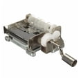 thumbnail image 1 of Yeacher DIY 15-Note Music Box Movement Set Hand-Cranked Programmable Mechanical Music Box 15 Notes Music Box Gift with 20Pcs Blank Paper Tape & Hole Puncher, 1 of 8