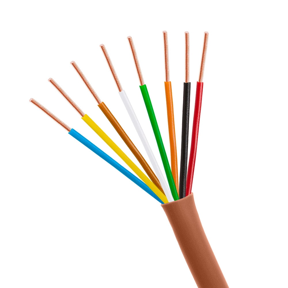 18/8 Thermostat 18AWG 8 Conductor Unshielded Cable 250 Feet Walmart