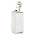 thumbnail image 2 of vidaXL Buffet Blanc 31.5x34x75 cm Pin Massif, 2 of 5
