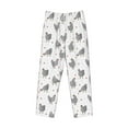 thumbnail image 6 of Uemuo Funny Chicken Pattern Men's Wide Leg Palazzo Lounge Pants with Pockets Light Weight Loose Comfy Casual Pajama Pants-X-Large, 6 of 9