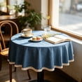 thumbnail image 5 of Waterproof Table Cover with Oil Resistant Finish, Wipeable Tablecloth for Dining Room, Kitchen, Coffee Table, and Everyday Home Use, 5 of 6