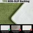 thumbnail image 3 of Yafa Home Fashion 1 Piece Solid Microfiber Soft Bathroom Rug , Non-Slip TPR Backing, 3 of 5